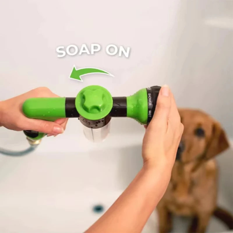 Pistolet BAIN CALME pour Chien avec Distributeur de Savon
