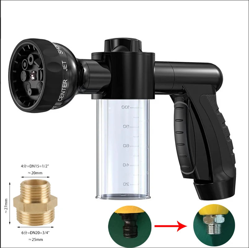 Pistolet BAIN CALME pour Chien avec Distributeur de Savon